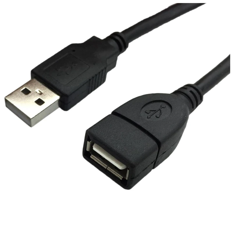 HOT-USB Predlžovací Kábel, 2.0 Muža na Ženy, Dlhý Kábel pre Počítač, 5 meter Čierna