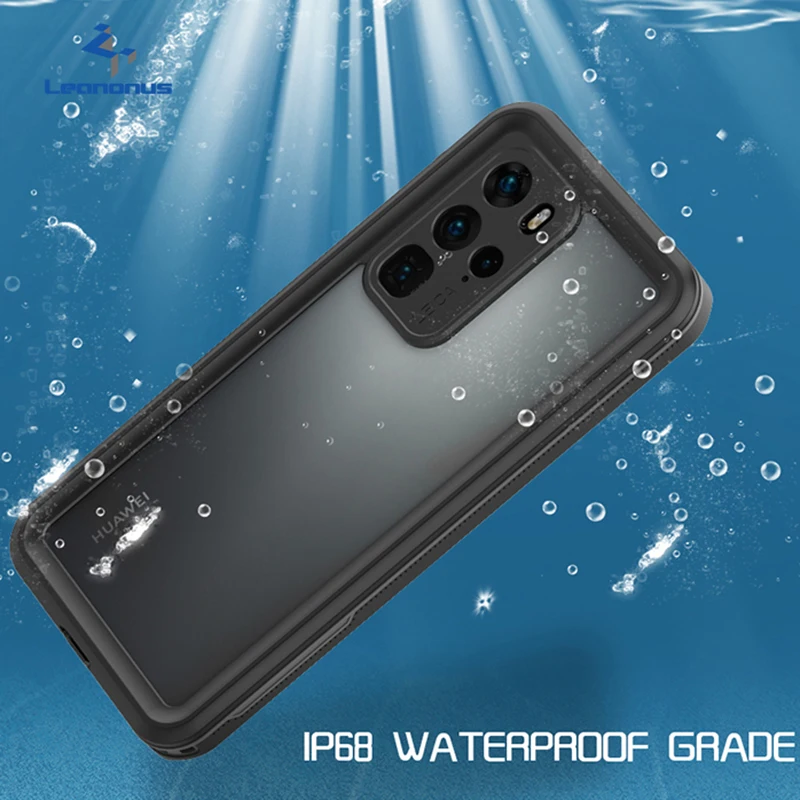 Huawei P40 Pro Vodotesné puzdro Shockproof 360 Ochranné Podvodné puzdro na Huawei P30 P40 P20 Pro Lite P40Pro Potápanie Zahŕňa