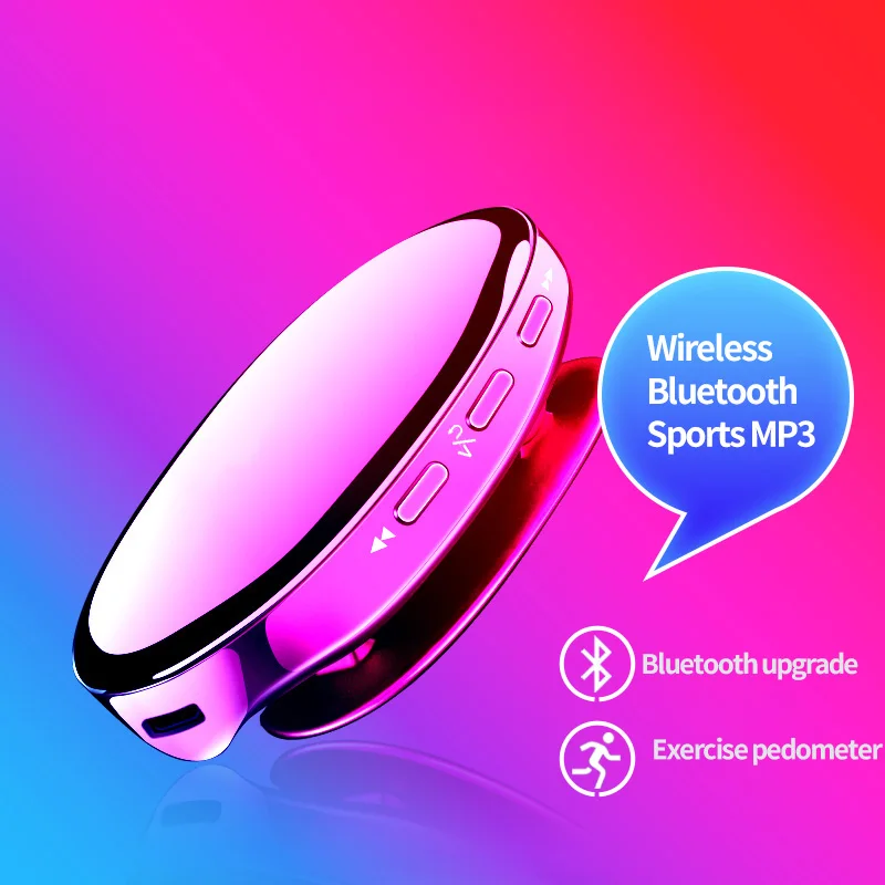 Hudobný Prehrávač MP3, Bluetooth 4.2 Športové Prehrávač, FM Rádio, Krokomer, Hi-Fi Lossless Hudby, Mini Prehrávač Hudby i3 Prenosný MP3 Prehrávač