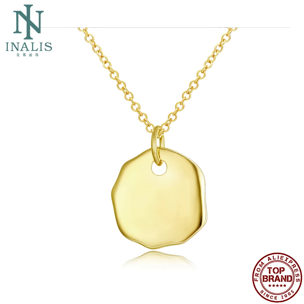 INALIS Geometrický Tvar, Zlaté Ženy Náhrdelníky Populárny, Jednoduchý Štýl Prívesok Náhrdelník Módne Šperky Festival Darček najpredávanejších