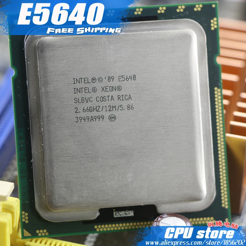 Intel Xeon E5640 CPU procesor /2.66 GHz /LGA1366/12 MB /L3 Cache/Quad-Core/ server CPU Doprava Zadarmo,tam sú, predaj E5645 CPU