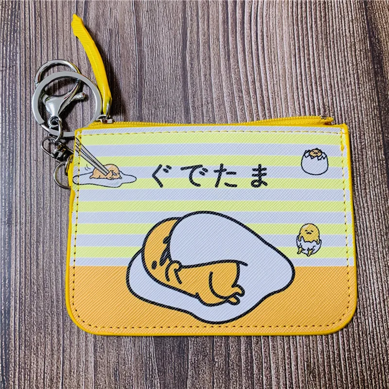 IVYYE 1PCS Gudetama Anime Držiteľa Karty PU Cartoon Úverové ID Tašky na Zips na Mince Autobus Karty Peňaženky Dieťa Dievčatá Dary Nové