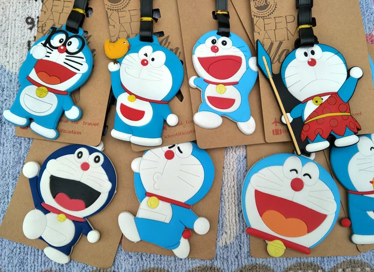 IVYYE Doraemon Anime Série Cestovné Príslušenstvo Batožiny Tag Kufor ID Adresu Prenosné Značky Držiteľ Batožiny Štítky Nové