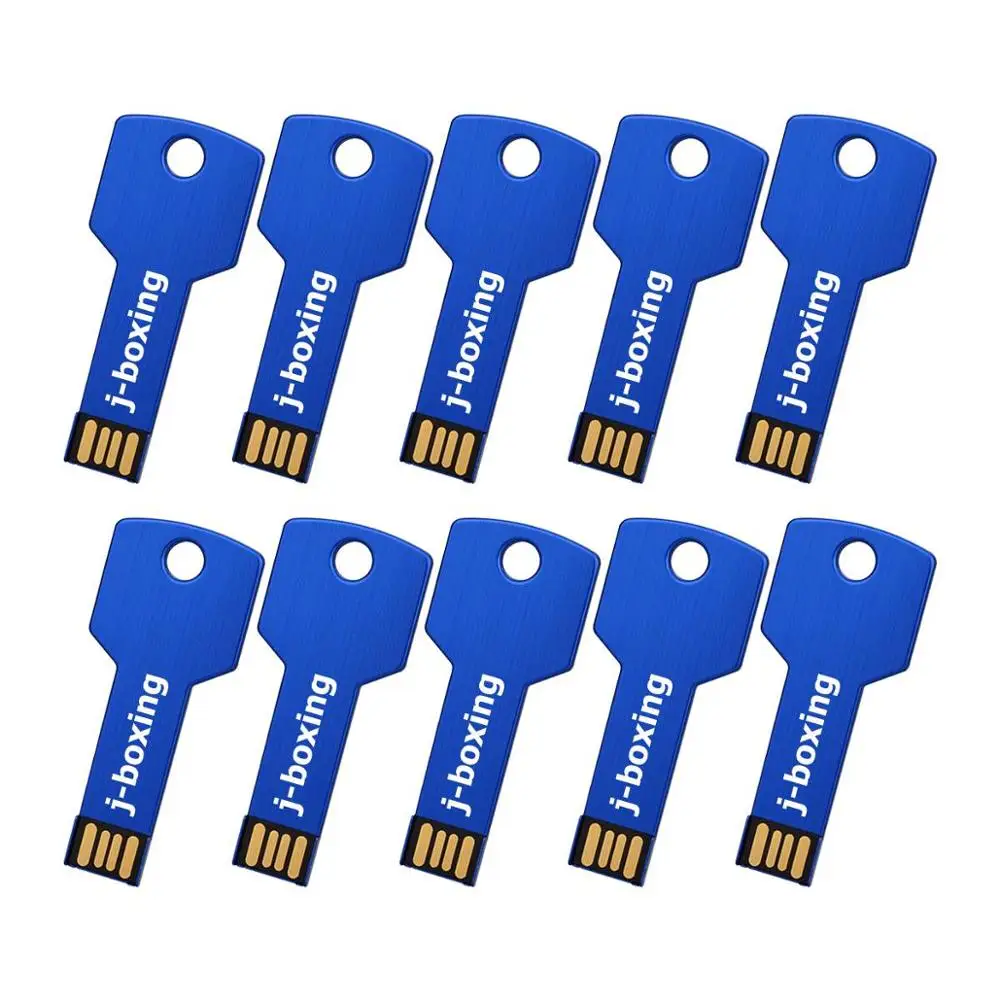 J-box 10PCS/VEĽA USB Flash Kľúč Tvar Palec Pero Jednotky Memory Stick kl ' úč pre Počítač Macbook 1G 2G 4G 8G 16 G 32 G Modrá