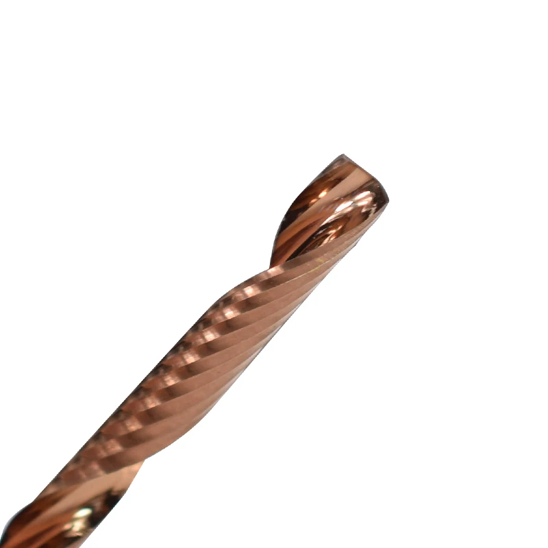 Jeden Flauta 3.175 mm Ramienka Špirála Frézovanie Fréza TiCN Vrstvou Karbidu Konci Mlyn Pre Hliníkové CNC Router Bit Špirála PVC Fréza