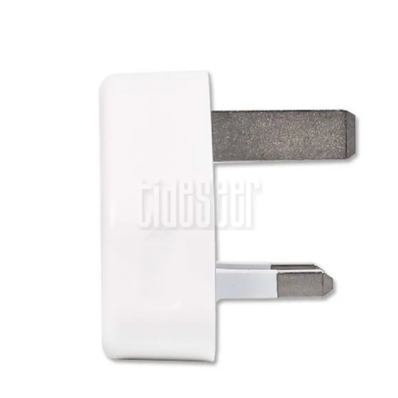 Jeden USB Biela 5V 1A Adaptér 3 Pin UK Zástrčku Sieťovej Cestovné Nabíjačky pre iPhone Samsung Xiao HTC Mobilný Telefón, 100ks