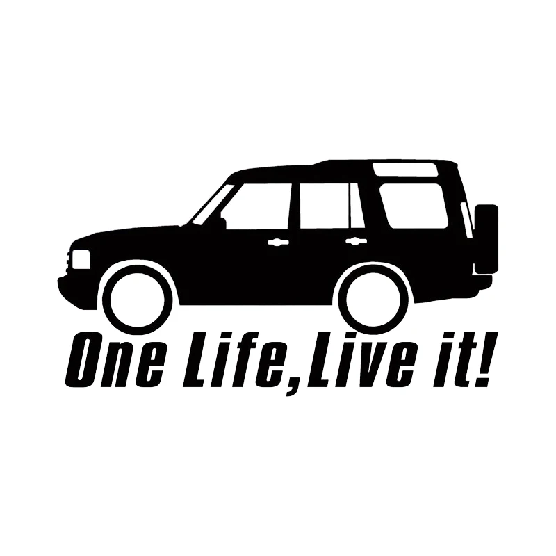 Jeden Život, Žiť Ho Pôdy Objav polepy áut 4x4 Off Road Auto Príslušenstvo jdm Zadné Okno kotúča, nálepky, samolepky príslušenstvo