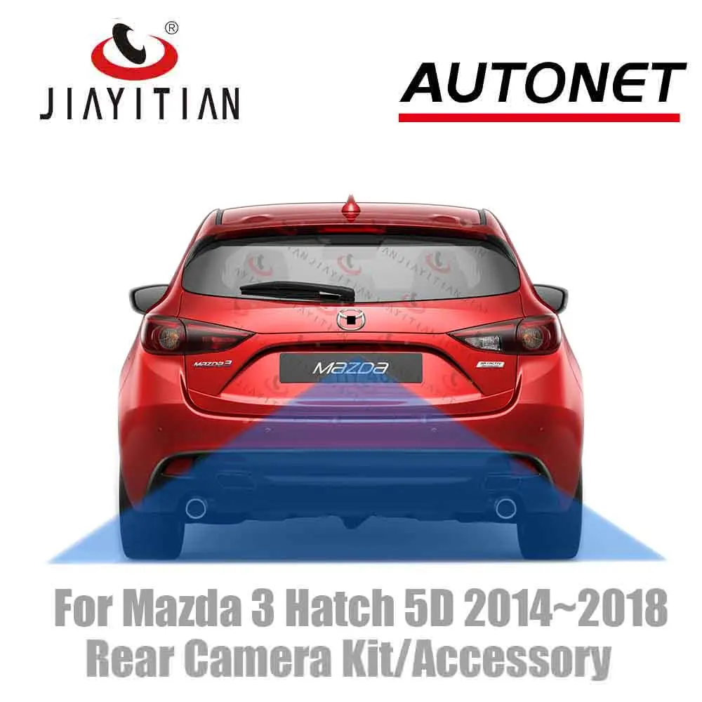 JIAYITIAN Pre Mazda 3 5d Poklop 2016 2017 2018 pôvodné Obrazovke Adaptér Kábel parkovacia Kamera/kit záložný fotoaparát