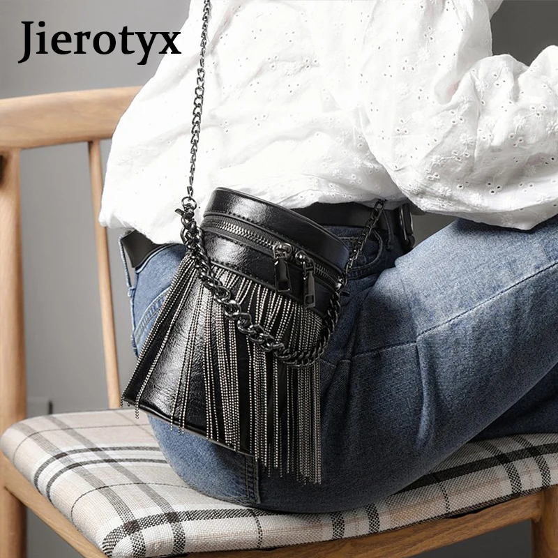 JIEROTYX Mini malou Kapacitou Módne Crossbody Taška Ženy Nádherné Dizajnér Reťazca Popruh Taška cez Rameno Temperament Crossbody Taška