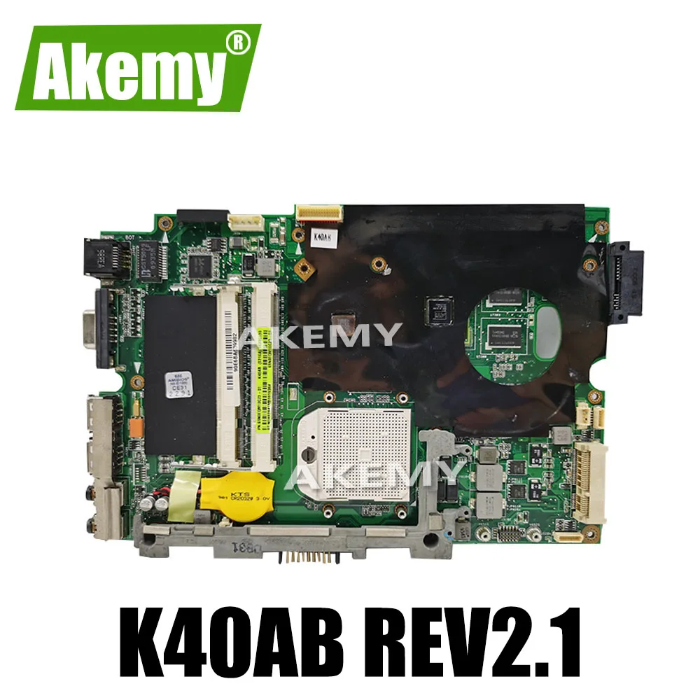 K40AB REV 2.1 Notebook základná Doska Pre Asus K40AB K40AD K40AF K50AB K50AD K50AF X8AAF X5DAF Doske Doske 512M
