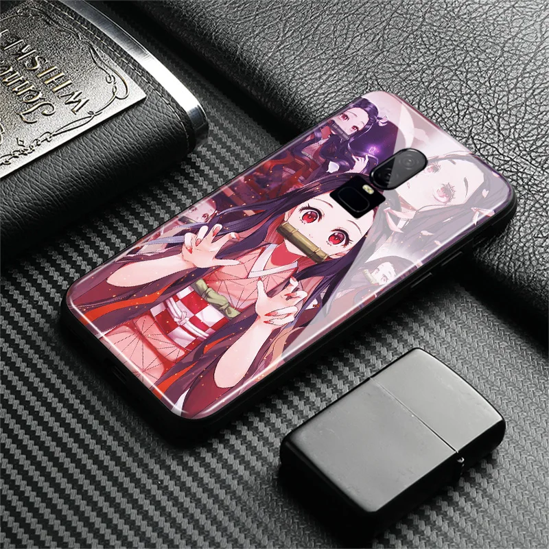Kamado Nezuko meme Kimetsu č Yaiba anime mäkké silikónové sklo telefón prípade kryt plášťa hladký Pre OnePlus 6 6T 7 7T 8 Pro