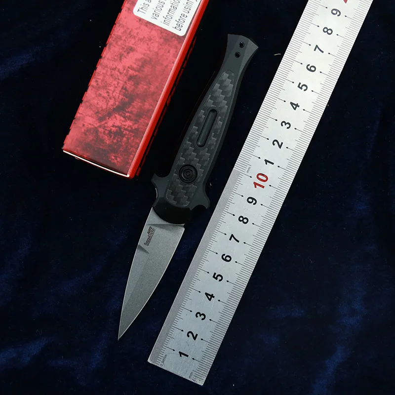 Kershaw 7125 Spustenie 12 Mini skladací nôž CTZ-154 čepeľ zliatina Hliníka, rukoväť, vonkajšie tábor lov vrecku ovocie nože výchovy k DEMOKRATICKÉMU občianstvu nástroje