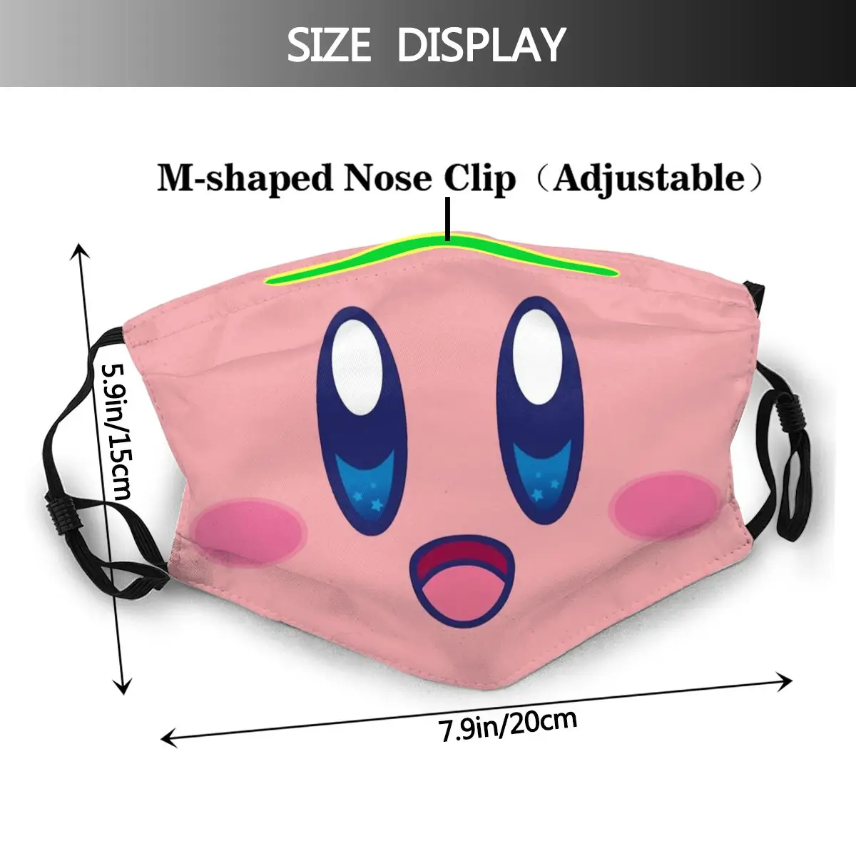 Kirby Úctou Opakovane Masku Na Tvár Proti Oparu Masku Proti Prachu S Filtrom Ochranný Kryt Respirátor Úst Utlmiť