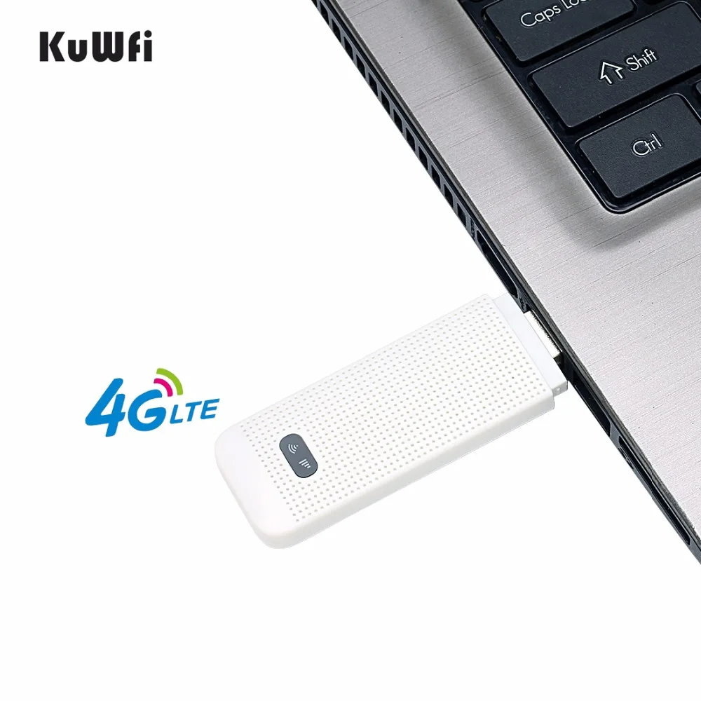 KuWFi 4G LTE Modem 3G/4G USB Dongle Mini Vrecko Mobile Wifi Hotspoty Odomknutá, Cestovanie, Auto-Wifi Router S Slot Karty Sim