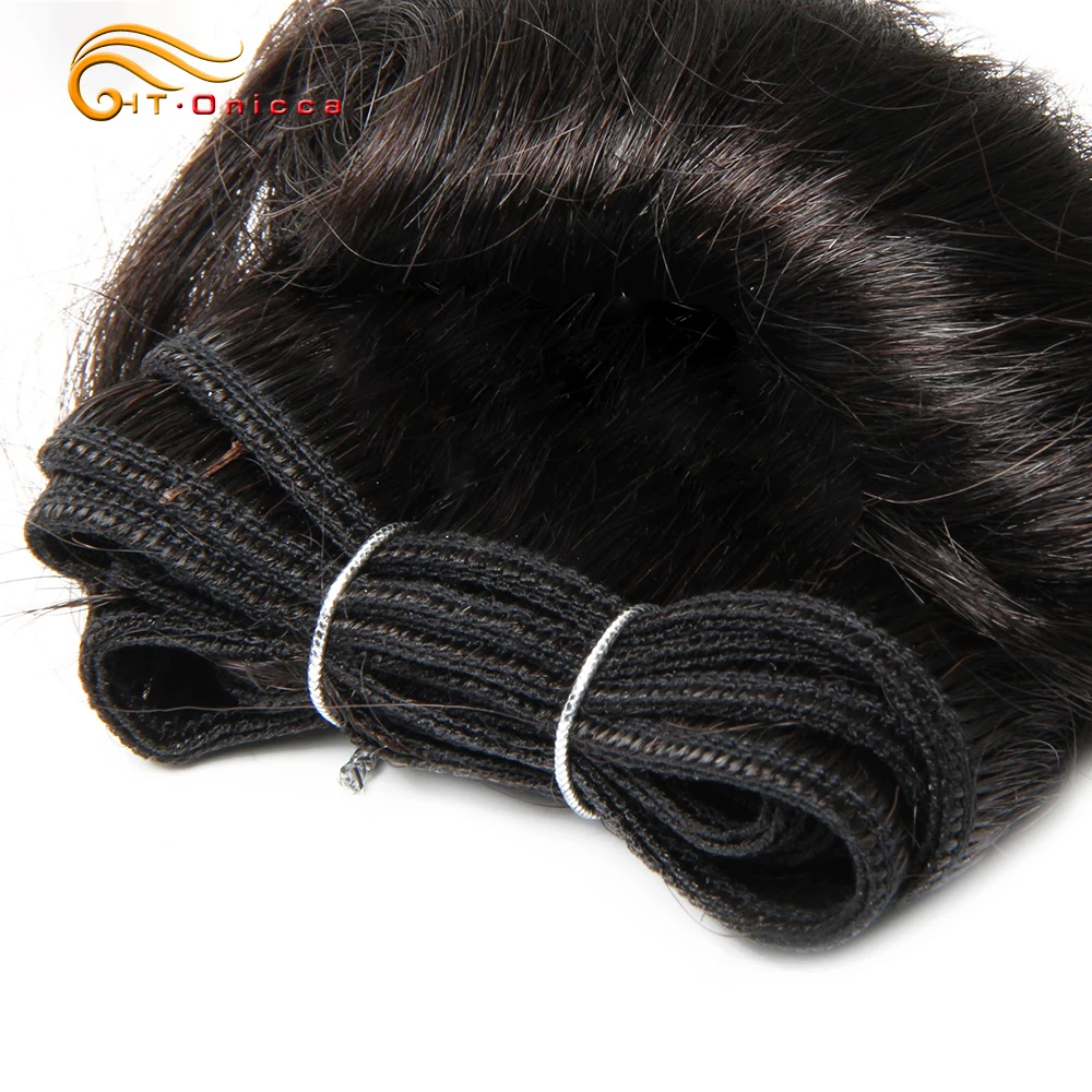 Kučeravé Vlasy Zväzky Malajzie Ľudské Vlasy Väzbe Zväzky 4Pcs/Veľa Krátke Vlasy Produkty Vlnité Zväzky Ľudských Kučeravé Vlasy Rozšírenia