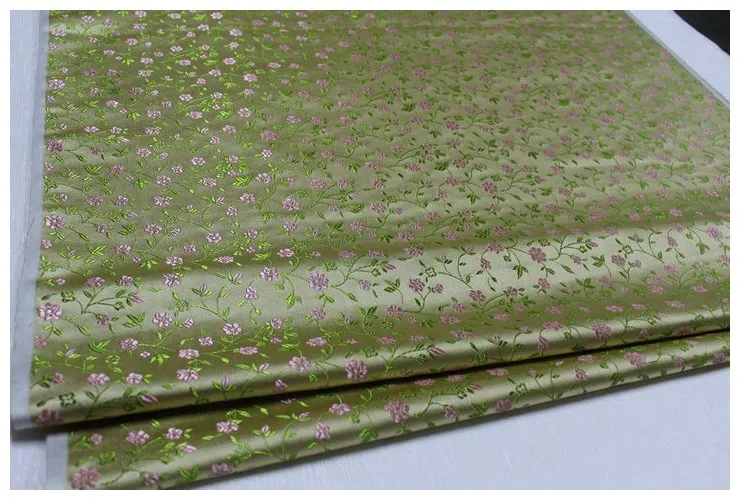 Kvetinový štýl dvore farbené žakárové gobelín satin 3D žakárové brocade textílie pre šaty vankúš opony patchwork 75x100cm