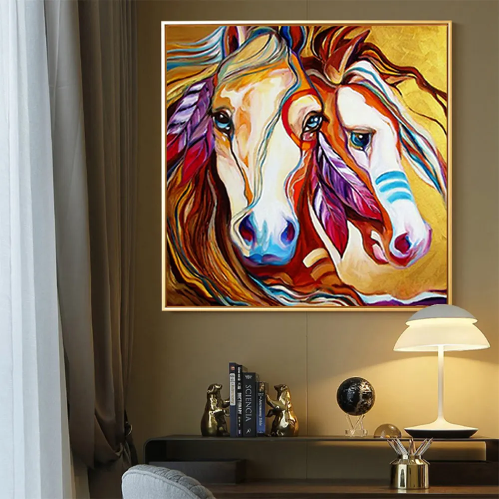 Kôň Zvierat Diamond Maľba Olej Kolo Plné Vŕtanie Obývacia Izba 5D Nouveaute DIY Mozaiky Výšivky Cross Stitch Domova Dary
