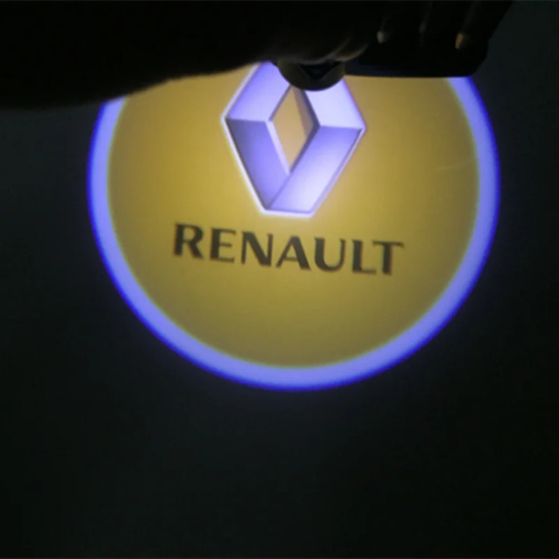 LED Auto Dvere so súhlasom Laserové Logo Projektor Svetlo Na Renault Logan Megane 3 Toaletný Laguna 2 Clio Pôsobeniu Scénické svetlo Captur
