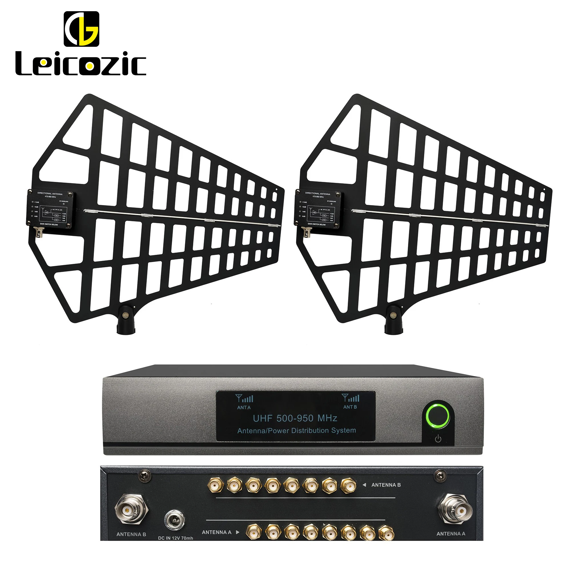 Leicozic 8 Kanálov Anténny Distribučný Systém /Anténny Splitter UA868 Signál Booster 500-950Mhz Pro audio equipos de musica