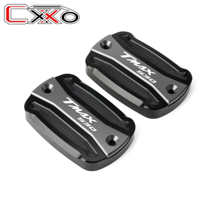 LOGO Tmax 530 CNC Hliníkové Brzdové Kvapaliny Nádrž Spp Kryt Pre Yamaha T Max (T-Max 500 2004-2011 tmax 530 DX-SX 2012-2019