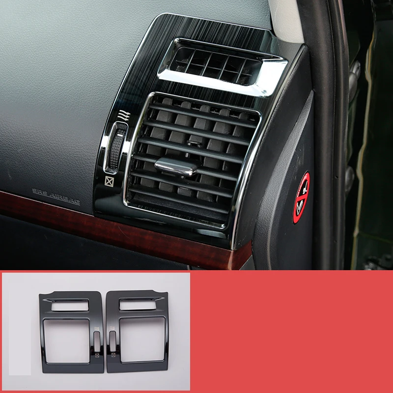 Lsrtw2017 auto tabuli klimatizácia ventilačné trim pre toyota pôdy cruiser prado 2010 2012 2013 2018 2020 150 príslušenstvo