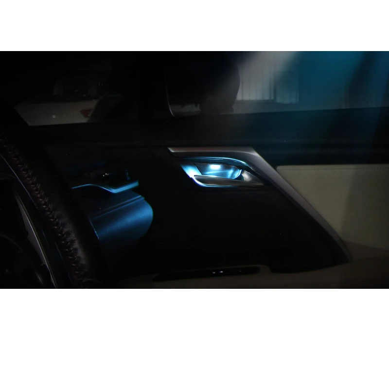 Lsrtw2017 pre Lexus Rx RX300 RX200t RX450h Auto Vnútorné Dvere Miska Atmosféru Svetlo Dekoratívne Interiérové Lišty Príslušenstvo