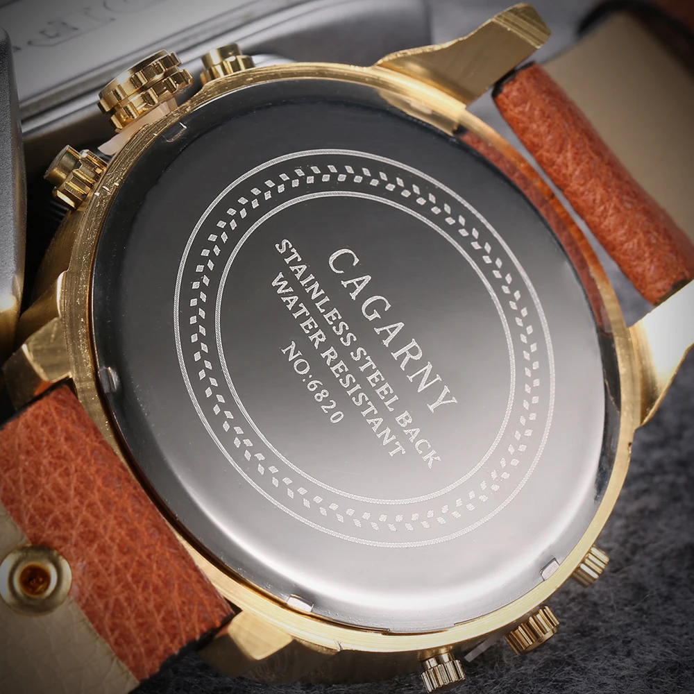 Luxusné Značky Quartz vojenských muži hodinky Veľké dial nepremokavé business náramkové hodinky muž Vianočný darček relojes hombre zegare