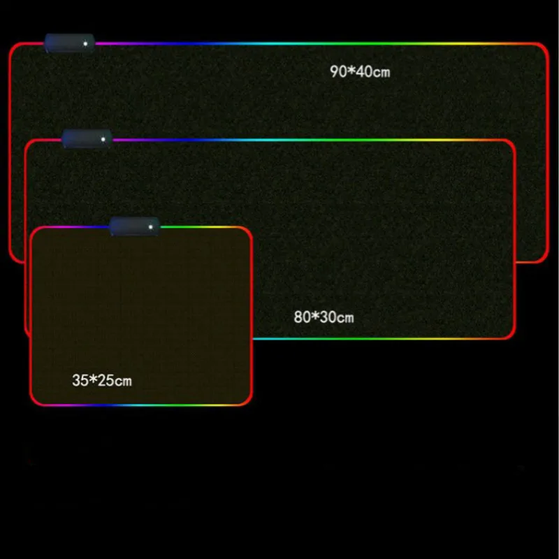 Mairuige Animovaný Mousepad Skupiny Roztomilé Dievčatá RGB Podložka pod Myš Farba LED Podsvietenie Herné Príslušenstvo Počítač, Notebook Stôl Mat