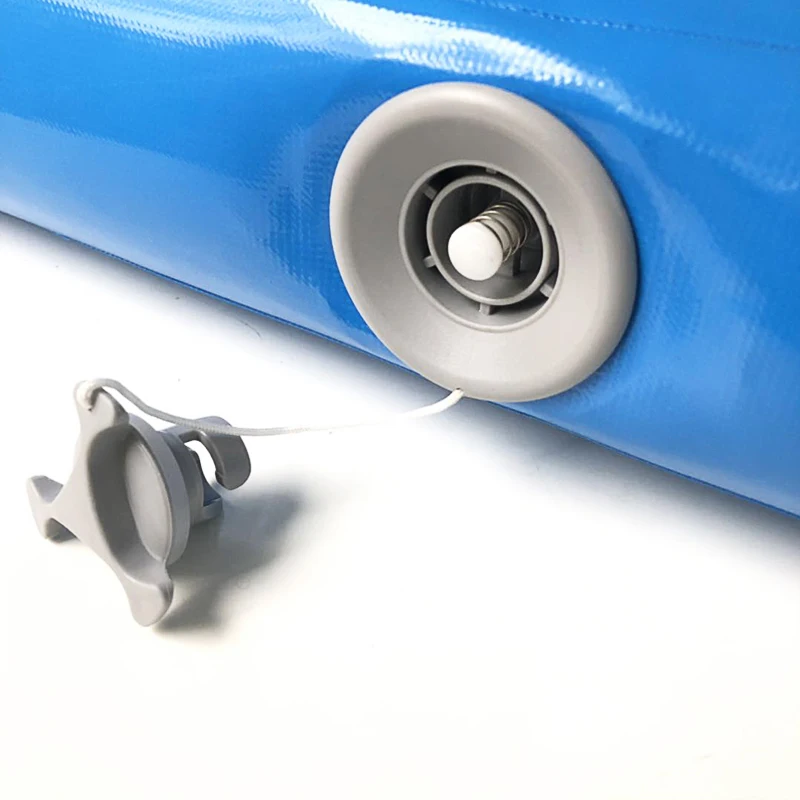 Modrá Farba Nafukovacie Gym Mat Drop Steh Materiál Nafukovacie Skákacie Mat Mini Veľkosť Školenia Mat Na Predaj Lacné Vzduchu Poschodie