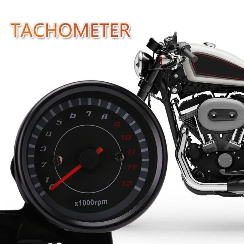 Motocykel LED Podsvietenie Tachometer Rýchlomer počítadlo kilometrov Moto Cafe Racer Nástroj Tachometra Motocyklové Príslušenstvo Skúter