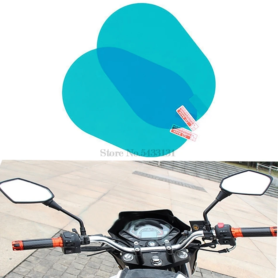 Motocykel zrkadlo strane príslušenstvo vodotesný, anti rain film pre Cb1100 Honda Goldwing Príslušenstvo Gixxer Suzuki Gixxer