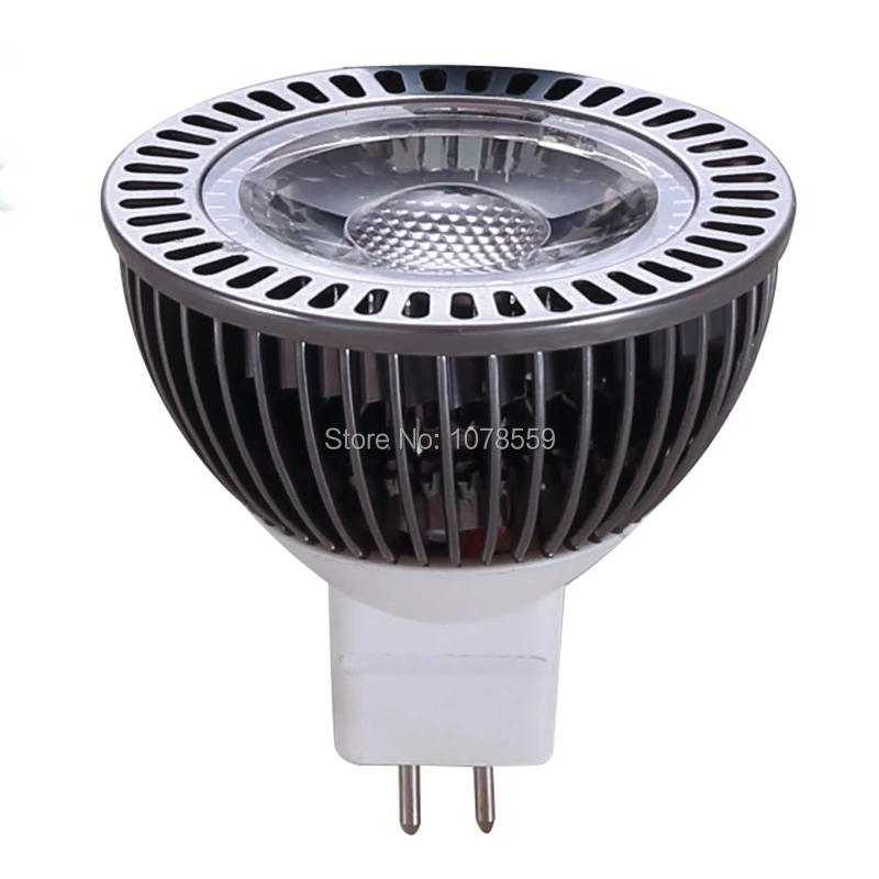 MR16 5W COB LED Bodové svetlo 12V Hliníkové COB LED Spot Light Bulb Teplá Biela/Zatiaľ čo Domáce Kancelárske Použitie Praktické KLASU Pozornosti