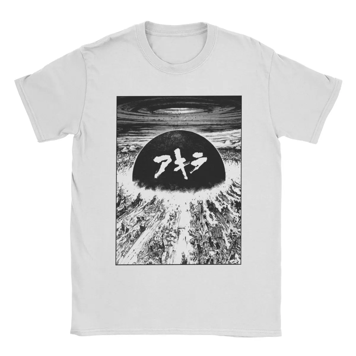 Muži Akira Výbuchu Plagát T Shirt Kaneda Tetsuo Japonsko, Manga, Topy Bežné Krátky Rukáv, Okrúhly Golier Tee Tričko Grafické T-Shirt