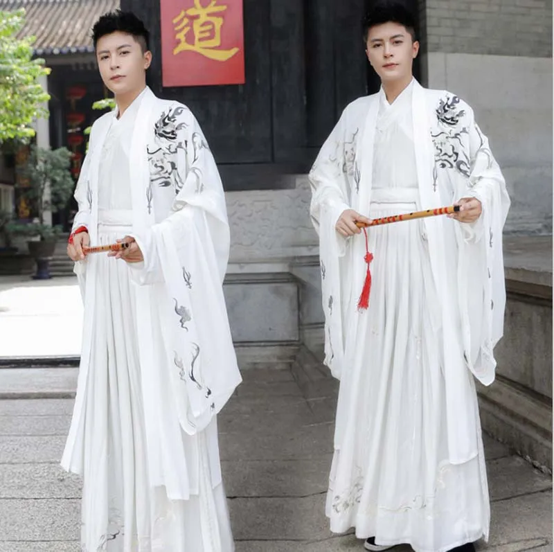 Muži/Ženy Hanfu Staroveké Čínske Tradičné Oblečenie Oblečenie pre Dospelých Halloween Cosplay Kostým Maškarný Pre Páry Plus Veľkosť 5XL