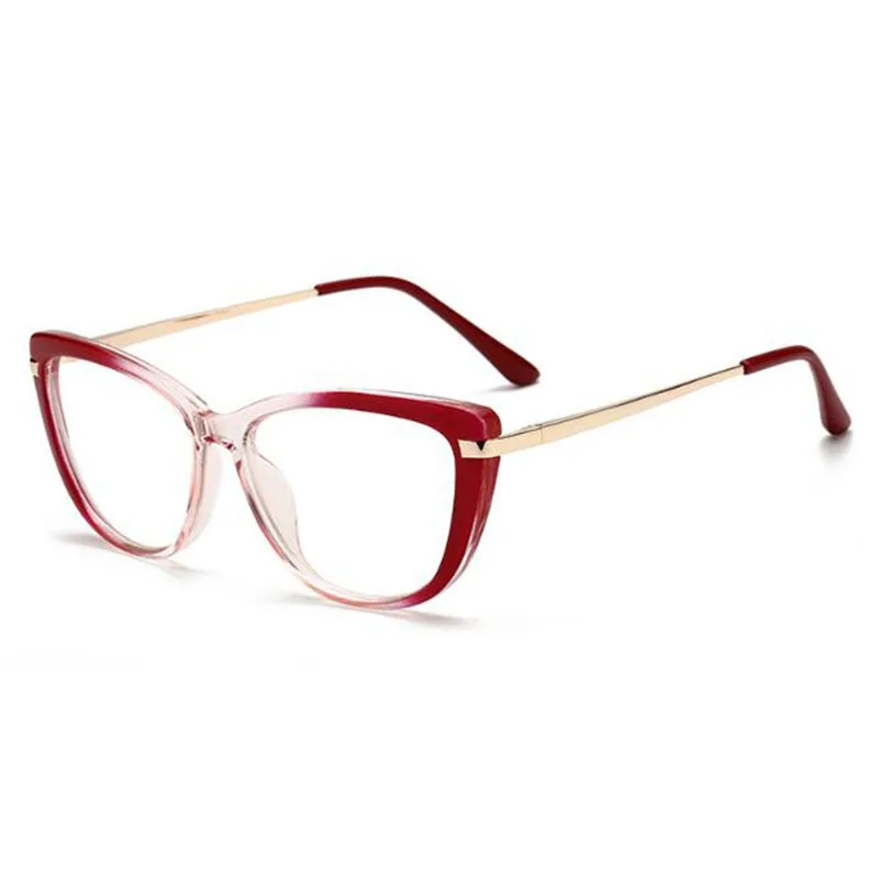 Móda Mačka Okuliare Ženy Okuliare Optické Krátkozrakosť Okuliare -0.5 -1.0 -2.0 Na -6.0 Čítanie Diopter +50 +100 +150 +200