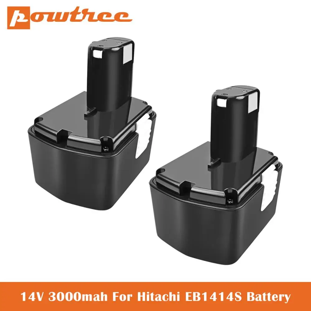 Nabíjateľná náradie Batérie Hitachi 14,4 V 3Ah NI-MH pre DS14DVF3 EB1414S EB1412S EB1414 EB1414L CJ14DL DH14DL