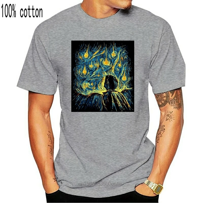 Nadprirodzené TV Show Tričko Top Vincent Van Gogh Štýl Sam Winchester Demon Módne Bavlna T-Shirt Kreslených