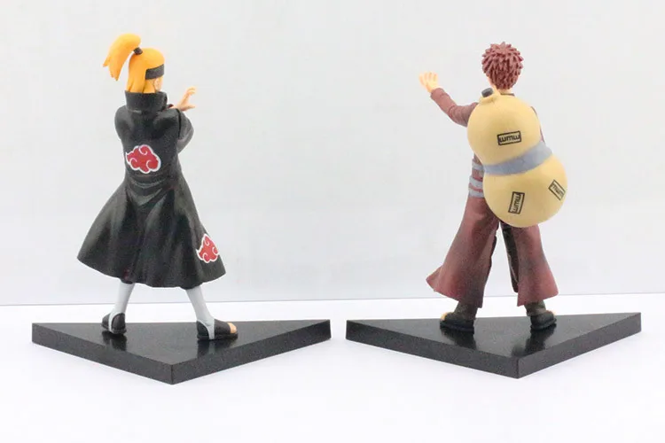 Naruto Deidara VS Gaara PVC Akčné Figúrky Zberateľskú Model Hračky sada 2 17 CM Doprava Zdarma