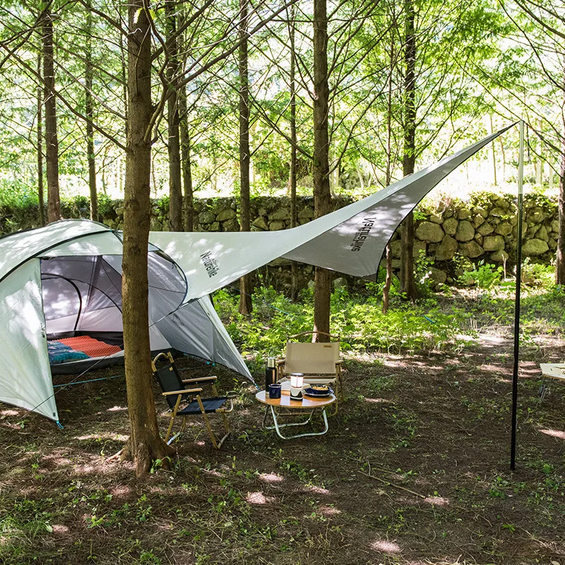 Naturehike ultralight prenosné camping stan plachtou 150 D rainproof nedeľu markíza NH19TM003