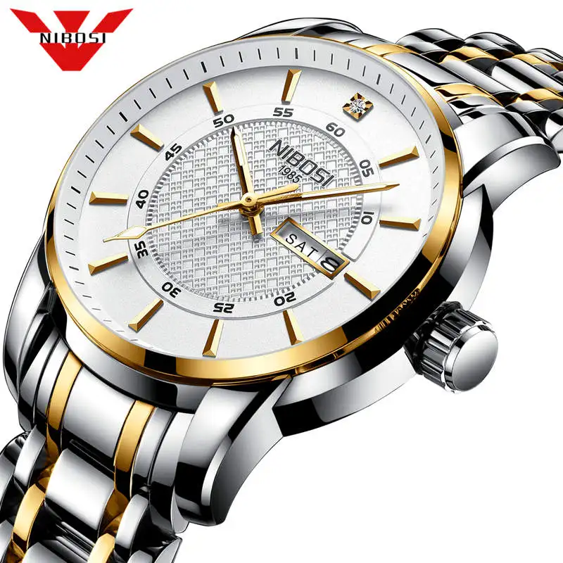 NIBOSI Príležitostné Športové Hodinky pre Mužov Top Značky Luxusné hodinky mužov Jednoduché nepremokavé pánske Hodinky Business Hodinky Relogio Masculino