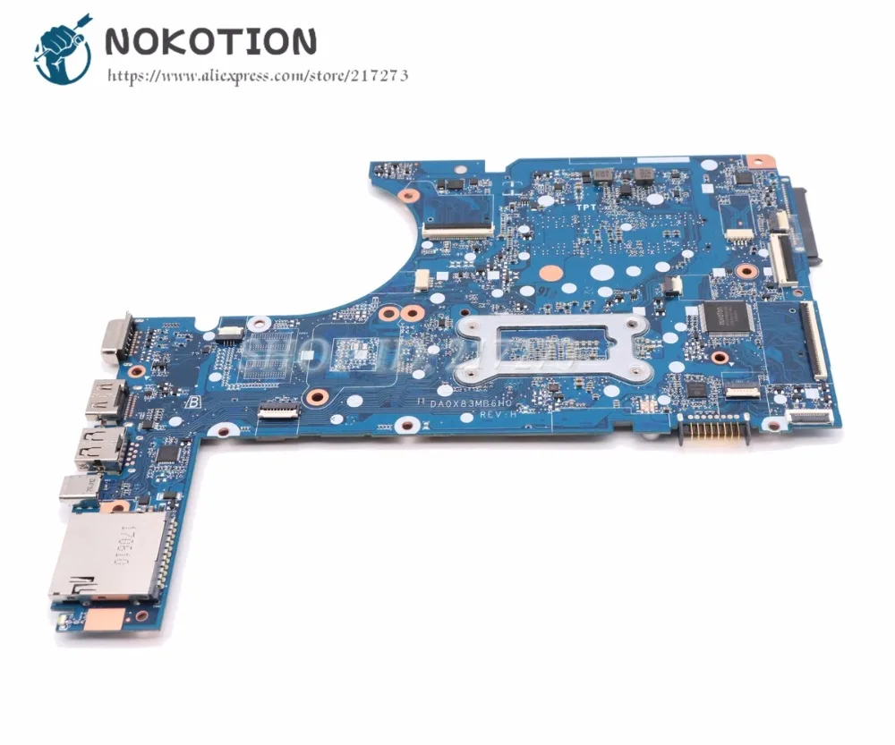NOKOTION 907712-601 907712-001 DA0X83MB6H0 základná Doska Pre ProbBook 450 G4 Notebook Doske SR2ZV I7-7500U CPU DDR4