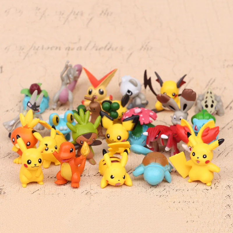 Nové 144Pcs Tomy Rôznych Pokemon Údaje Model Kolekcie 2-3 cm Pokémon Pikachu Anime Obrázok Hračky, Bábiky Dieťa Darček k Narodeninám