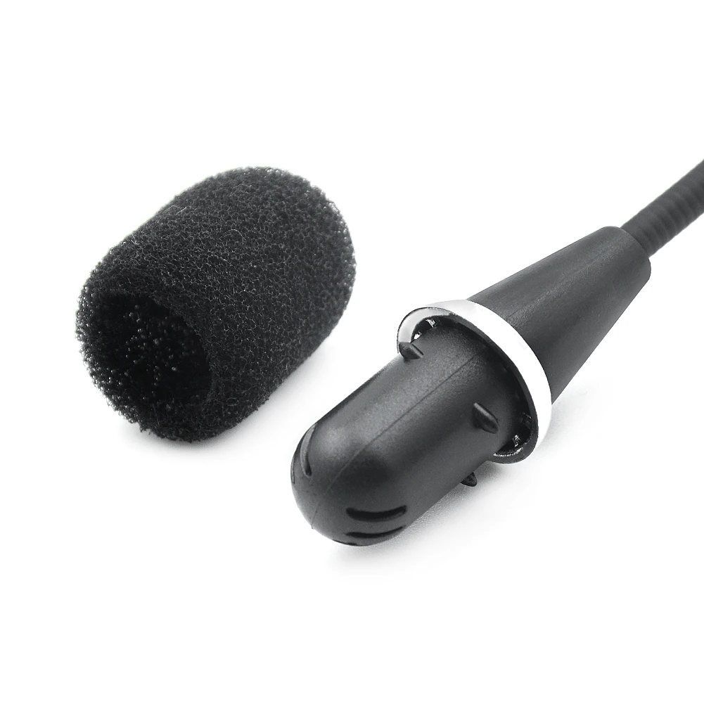 Nové 17 cm Dlhé Čierne Prenosné Gooseneck Mini Microfone 3,5 mm Jack Audio Mic Mikrofón Pre Podcasty, Video Konferencie, Rozhovory
