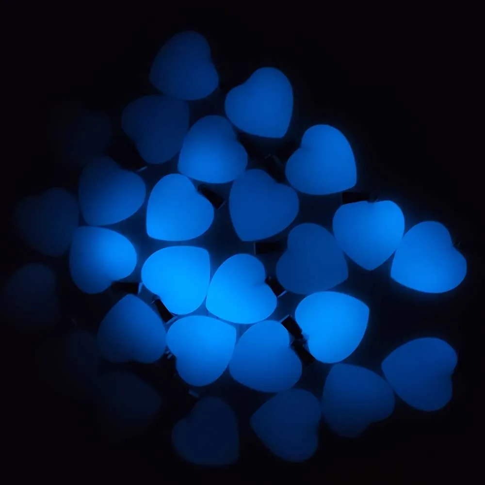 Nové módne hot predaj láska srdce modrý svetelný kameň charms prívesky pre šperky robiť 20 mm 50pcs/veľa Veľkoobchod doprava zadarmo