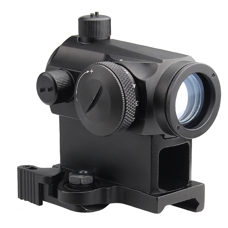 Nové Optickým Zameriavačom Mini Micro 1X24 Reflexná Zelená a Červená Bodka Rozsah Pohľad s QD Rýchle Nastavovanie Mount Red Dot sight pre Lov Airsoft