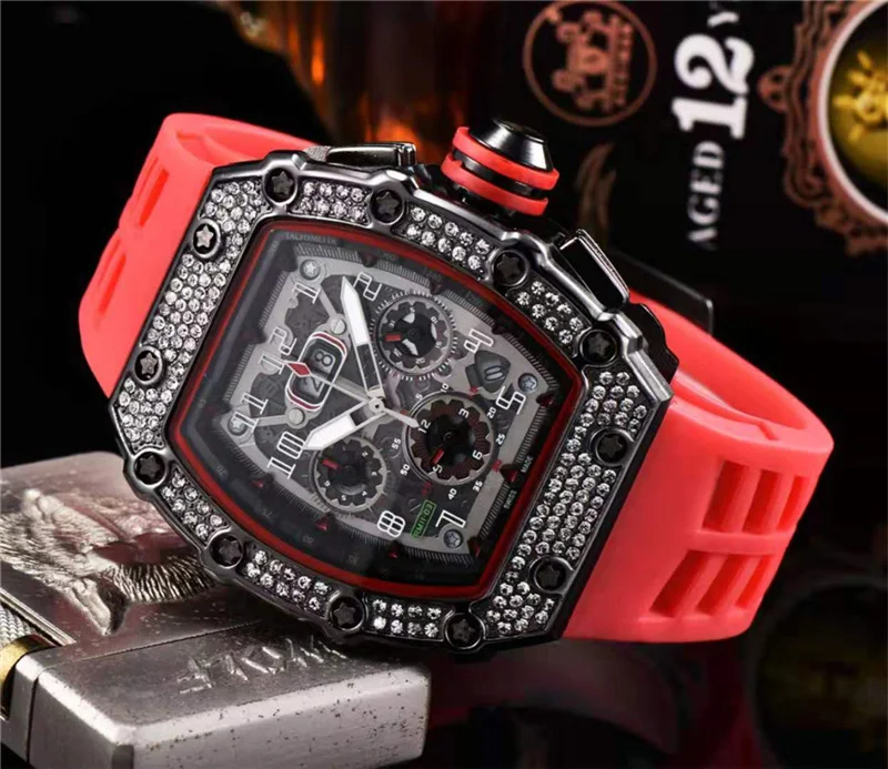 Nové RM Mužov Vodotesné Hodinky Mužské Hodinky Automatické Muž náramkové hodinky Hodiny Darček Najlepších Darčeky pre Mužov