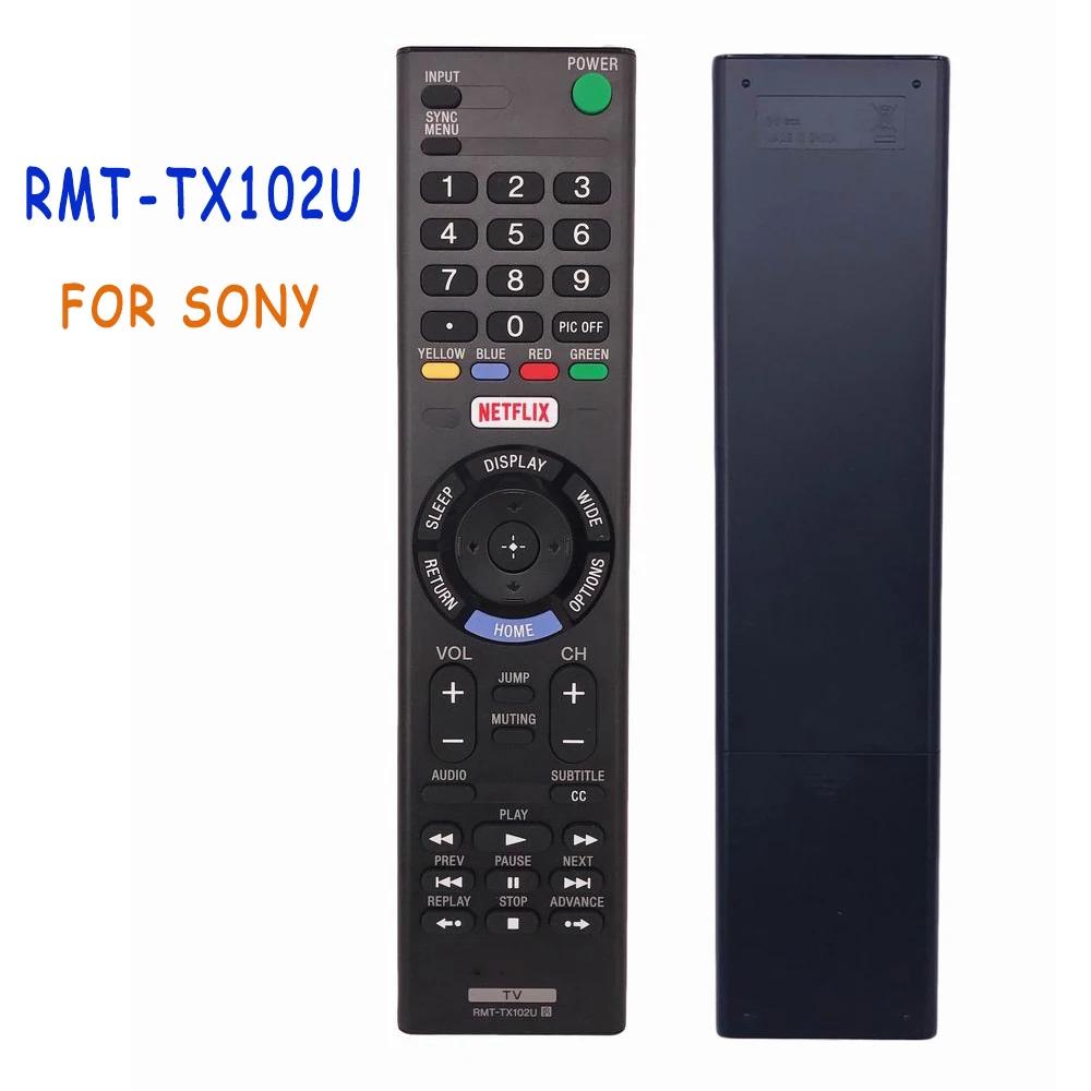 Nové RMT-TX102U Diaľkové Ovládanie Pre Sony LED LCD Smart TV RMTTX102U S NETFLIX KDL-48W650D KDL-32W600D Controle Fernbedienung
