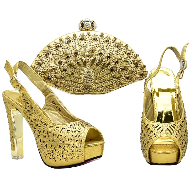 Nové Veľké Veľkosti Drahokamu Ženy, Svadobné Topánky S príslušnými Taška Elegantné Dámske Topánky na spoločenské talianskej obuvi a taška sada pre strán