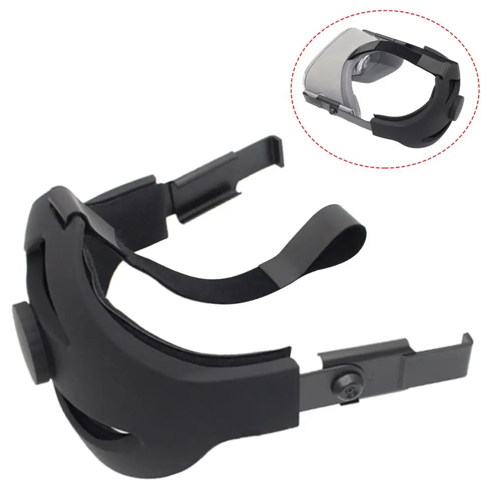 Nové VR Headset Hlavu Pás hlavový most Pre Oculus Quest VR Helmy, Nastaviteľný Kožený Pásik Hlavy Znížiť Vedúci Tlak AR Príslušenstvo