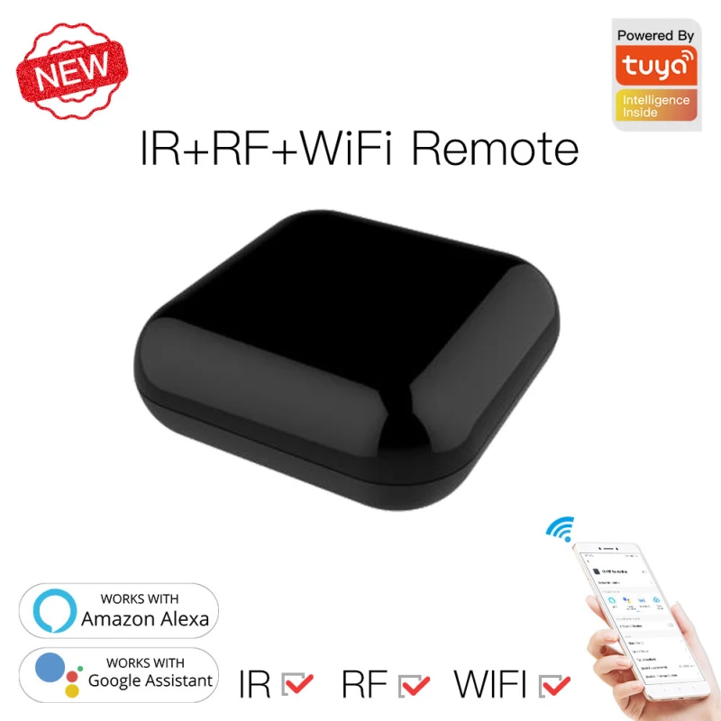 Nové Wifi Bezdrôtový RF+IR Diaľkové ovládanie Tuya APLIKÁCIE Smart Home Automation Hlasové Ovládanie Práce s Alexa Domovská stránka Google Asistent